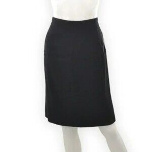 NWT Garfield Marks Nordstrom Black Textured Minimalist Classic Dress Skirt L 12
